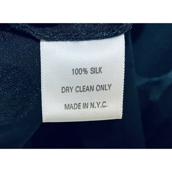 Sally Tseng Top Womens Size 6 Polka Dot Split Back Short Sleeve Boho - Picture 6 of 6